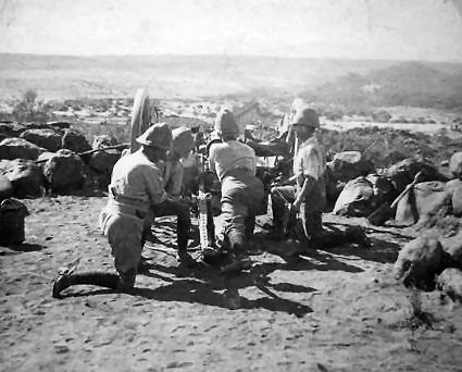 Royal Garrison Artillery at the ready 1901