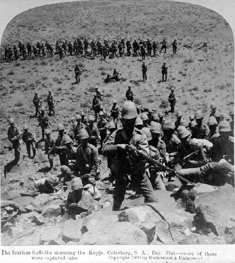 The Suffolks Storming Hill at Colesberg