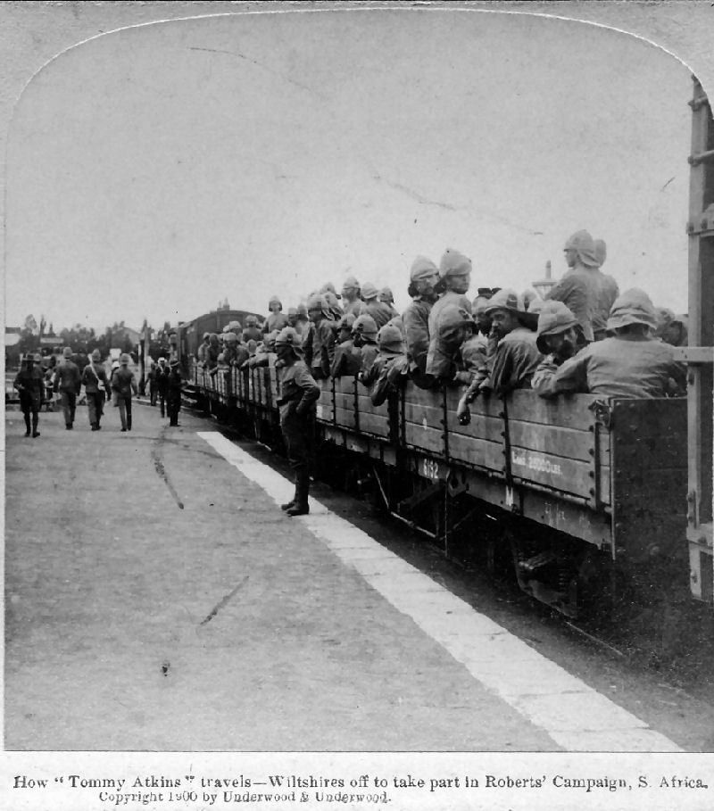 Wiltshire Regiment in transit